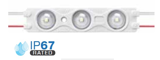 Modulo 3 Led 1,5w IP67 Luce Calda